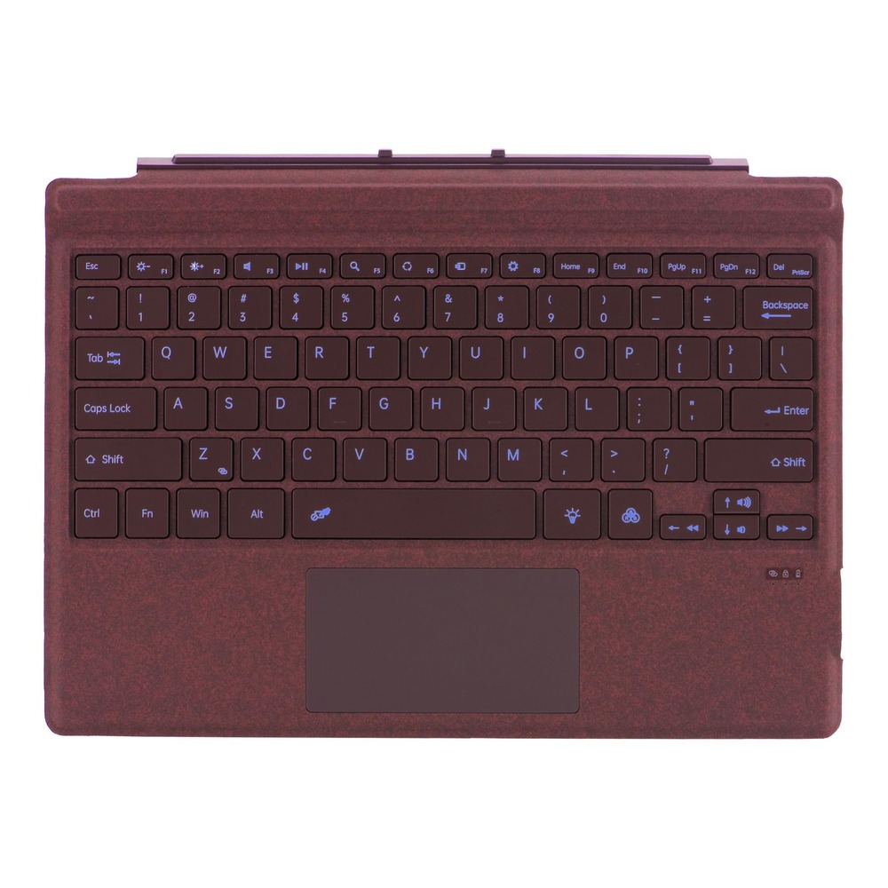 Zoof Wireless Bluetooth Keyboard Case for Surface Pro 3/4/5/6/7/7+ Burgundy